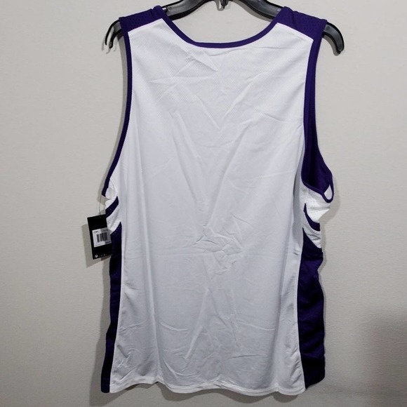 New white purple basketball jersey plus XXL-TALL - Picture 12 of 14